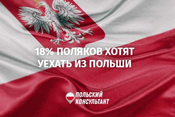 Почему 18% поляков желают уехать из Польши