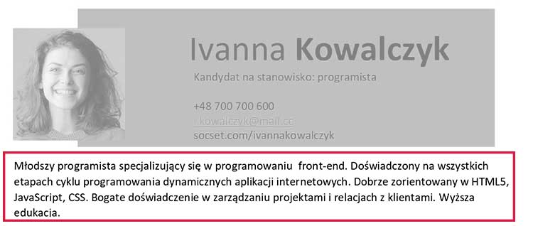 Як написати резюме польською мовою? 2