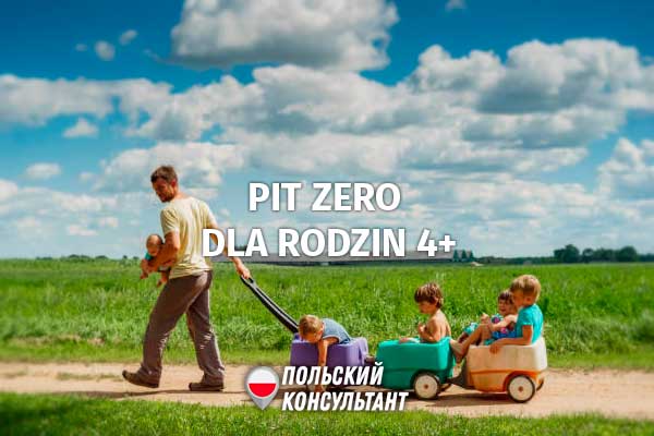 ПИТ-0 для семей с детьми и освобождение от налогов многодетных семей в Польше 97