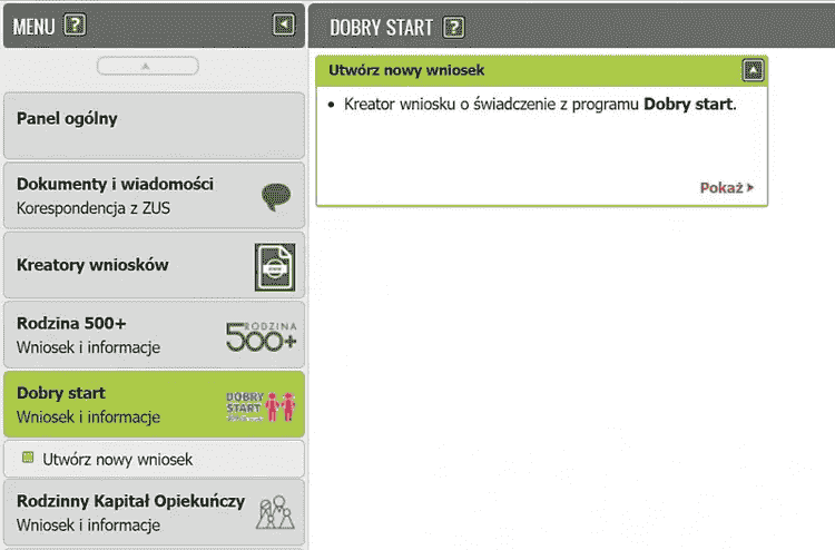 Как получить 300 zl по программе Dobry Start в Польше? 3
