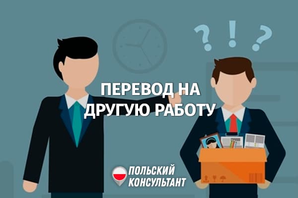 Может ли работодатель в Польше перевести сотрудника на другую работу? 114