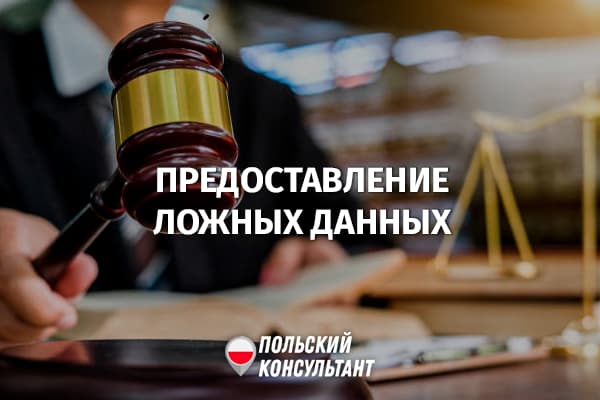 Ложные показания в Польше: как не сесть на 8 лет за неверно заполненный документ 8