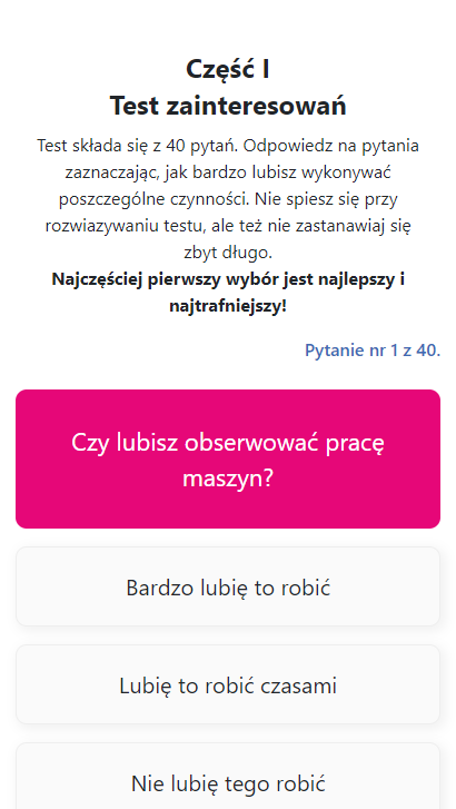 Zawodometr: в Польше создан онлайн-тест для профориентации школьников 3
