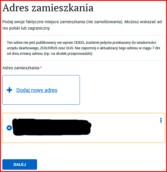 Как зарегистрировать ИП в Польше через biznes.gov.pl? 12