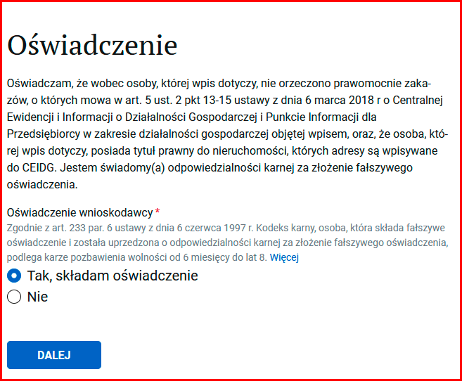 Как зарегистрировать ИП в Польше через biznes.gov.pl? 33