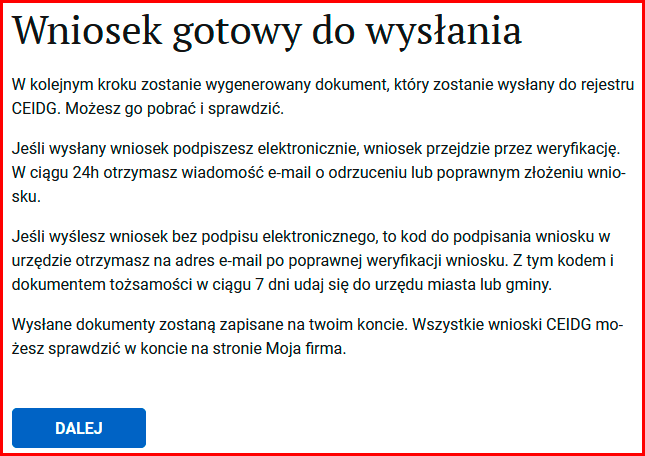 Как зарегистрировать ИП в Польше через biznes.gov.pl? 36