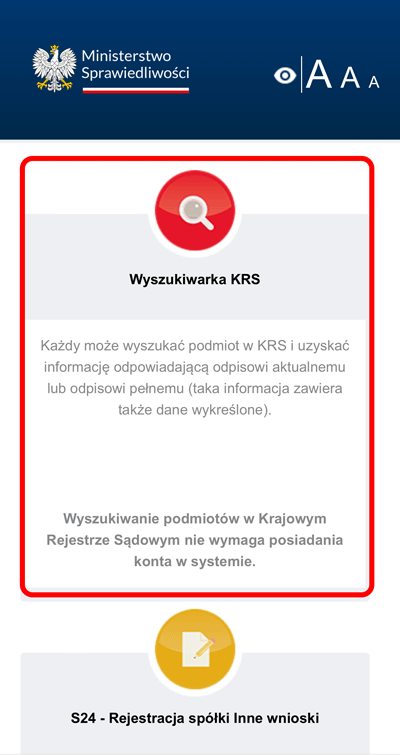 Перевірка роботодавця в Польщі по KRS