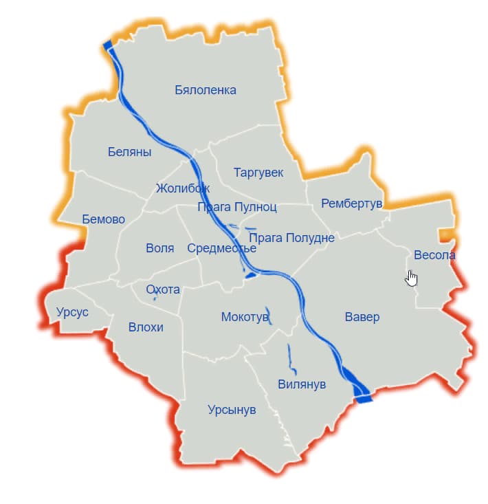 Сколько районов в Варшаве? Карта и рейтинг дзельниц для жизни 2