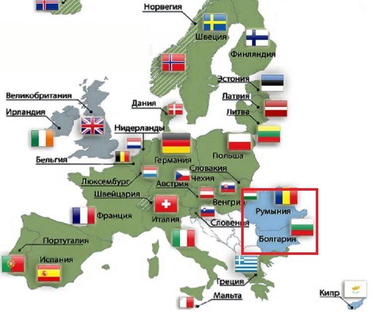 Страны, в которые могут ездить иностранцы, имеющие карты побыту Польши 1
