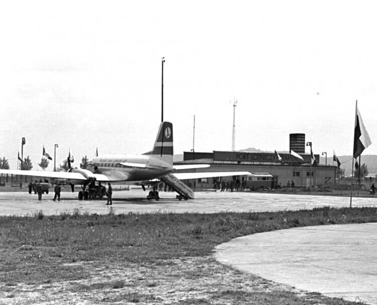 Старые фото аэропорта Краков