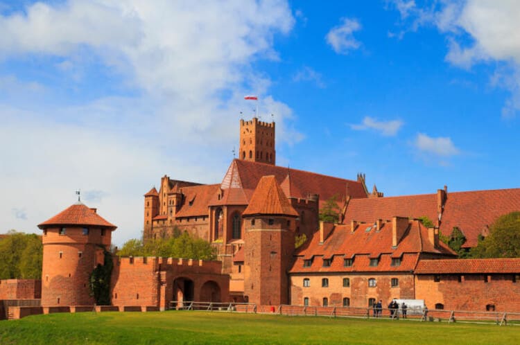 Древний Тевтонский Замок в Польше