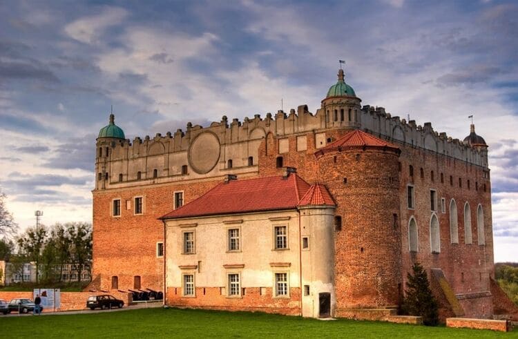 Замок в Голуб-Добжине в Польше